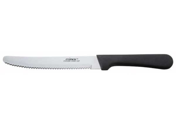 CUCHILLO KNIFE ROUND TIP POLY HNDL WINCO CA/12 PZAS