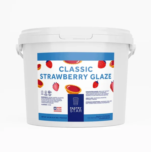 COBERTURA GLASEADO GLAZE STRAWBERRY MAJOR 20 LBS