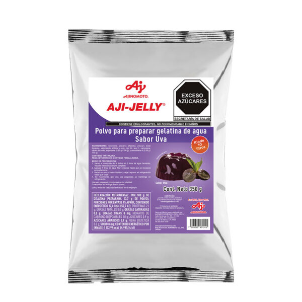 GELATINA AJI-JELLY UVA CAJ12/350GRS