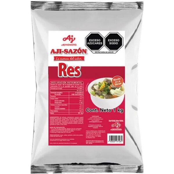 CALDO DE RES  SAZONADOR  AJI-SAZÓN 10 kg.