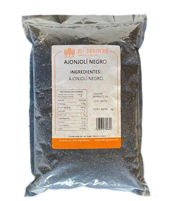 AJONJOLI NEGRO 1 KG