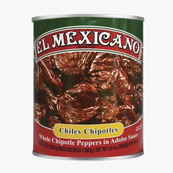 CHILE CHIPOTLE  ADOBADO EL MEXICANO LATA  2.84 KG