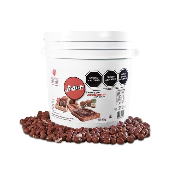 CREMA AVELLANAS FEDER CUB 4KG