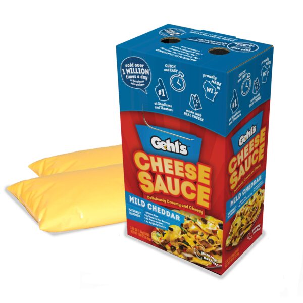SALSA QUESO CHEDDAR CHEESE SAUCE POUCH GEHLS 640 OZ