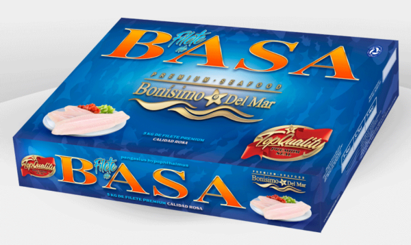PESCADO BASA SUPREMO 100% SIN GLASEO CAJA 5KG