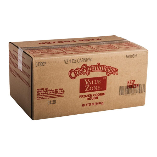GALLETA COOKIE DOUGH CARNIVAL OITS SPUNK CAJA 320 PZ 1 OZ